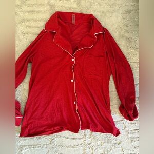 Beyond Yoga Vibrant Red Top